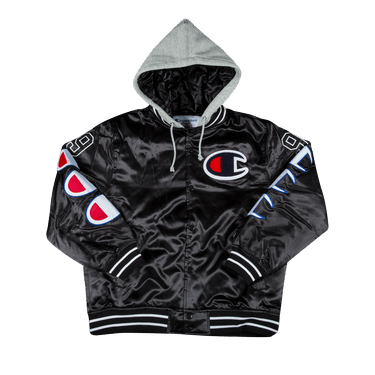 Supreme champion hooded satin varsity jacket sales
