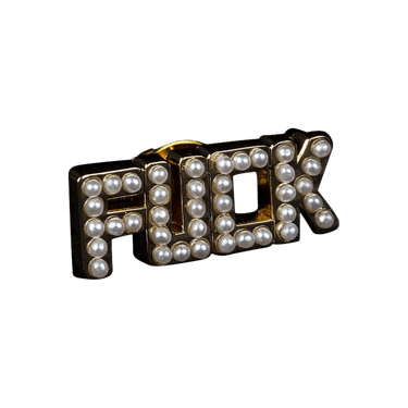 Buy Supreme Fuck Pin 'Gold' - FW18A56 GOLD | GOAT