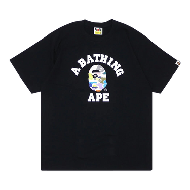 BAPE Multi Camo College T-Shirt 'Black'