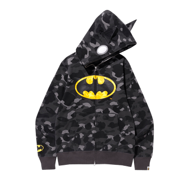Buy BAPE x DC Batman Color Camo Full Zip Hoodie #1 'Black