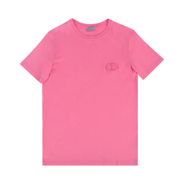 Buy Dior CD Embroidered T-Shirt Core Collection 'Pink