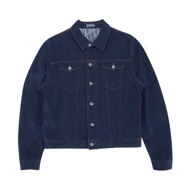 Buy Dior Denim Jacket Oblique Lining 'Blue' - 013D482B226X C580 | GOAT