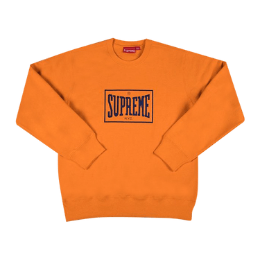 Buy Supreme Warm Up Crewneck 'Orange' - SS19SW79 ORANGE | GOAT