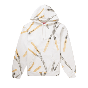 Buy Supreme Shears Hooded Sweatshirt 'White' - SS19SW55 WHITE | GOAT