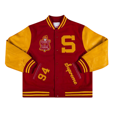 【極上品】19FW Supreme Team Varsity Jacket 極上品】19FW Supreme Team Varsity Jacket
