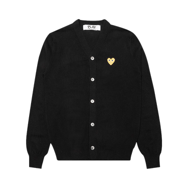 Comme des Garçons PLAY Gold Heart Cardigan 'Black'