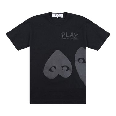 Comme des Garçons PLAY Three Hearts T-Shirt 'Black'