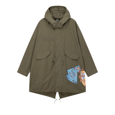 stussy NYCO FISHTAIL PARKA Mサイズ オリーブ 国内配送 送料関税込 日本完売品 STUSSY NYCO FISHTAIL PARKA