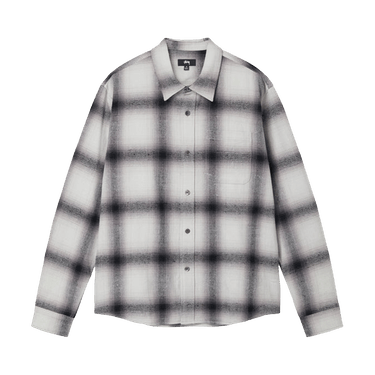 stussy hellshire plaid shirt 23ss