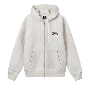Buy Stussy Club Crown Zip Hoodie 'Ash Heather' - 1974854 ASH