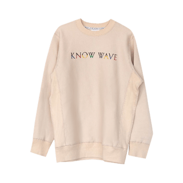 スウェット Know Wave Imprint Crewneck Buy Know Wave Multi Crewneck Sweatshirt 'Cream' - KFA 1801 A | GOAT