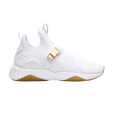 Puma Wmns Defy Varsity Mid 'White Metallic Gold'
