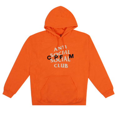 Anti social club hoodie orange shop
