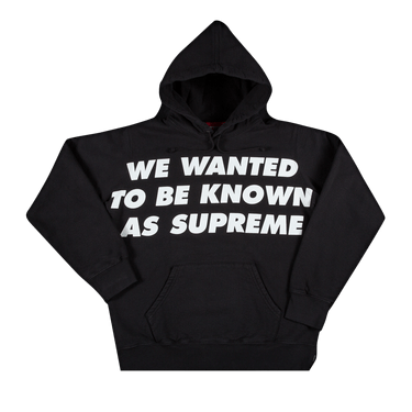 Supreme Known As Hooded Sweatshirt 'Black'