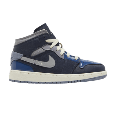 Buy Air Jordan 1 Mid SE Craft GS Inside Out Obsidian DX2193