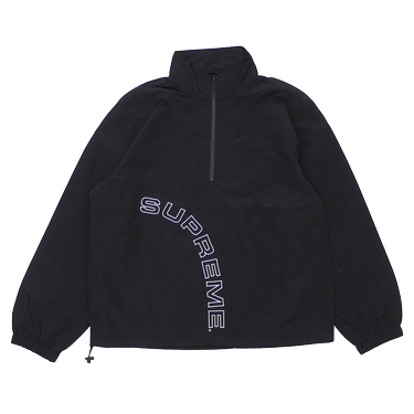 Buy Supreme Corner Arc Half Zip Pullover 'Black' - SS18J46 BLACK