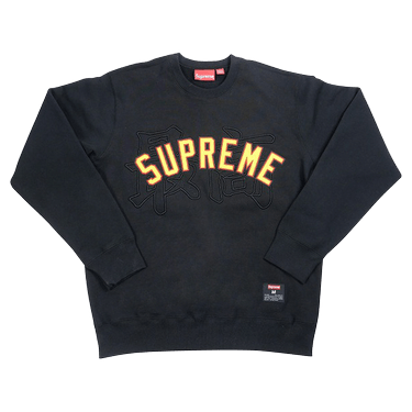 Buy Supreme Kanji Logo Crewneck 'Black' - SS20SW64 BLACK | GOAT