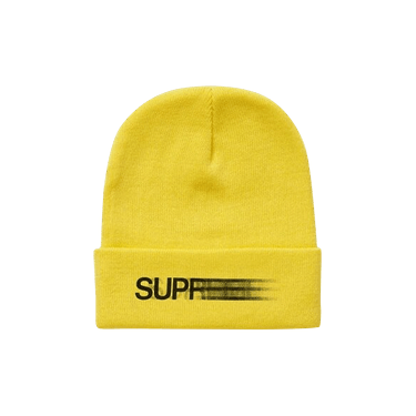 Buy Supreme Motion Logo Beanie 'Yellow' - SS20BN13 YELLOW | GOAT