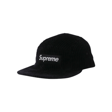 Buy Supreme Wide Wale Corduroy Camp Cap 'Black' - SS20H67 BLACK