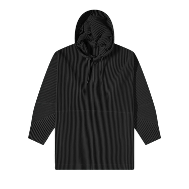Buy Homme Plissé Issey Miyake Color Pleated Hoodie 'Black