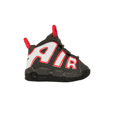 Nike Air More Uptempo TD 'Medium Ash Siren Red White'