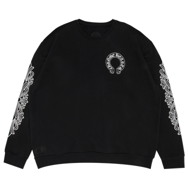 スウェット・トレーナー Chrome Hearts Floral Cross Horseshoe Sweatshirt Crewneck 1096862_00.png.png