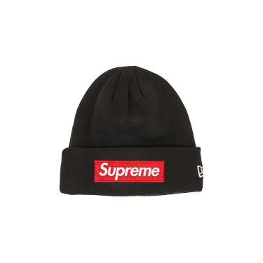 Buy Supreme x New Era Box Logo Beanie 'Black' - FW22BN10 