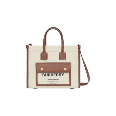 Buy Burberry Mini Freya Tote Bag 'Cream' - 8044143 | GOAT