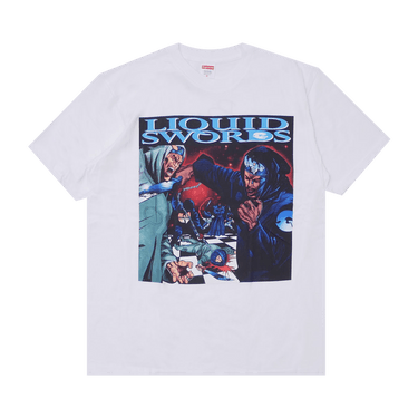 Supreme liquid clearance swords tee white