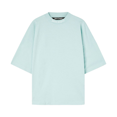Buy Palm Angels Classic Logo Over Tee 'Light Blue/White