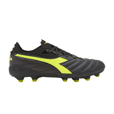 Diadora Brasil Elite Veloce Tech LPX 'Black Fluorescent Yellow'