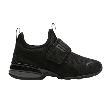 Puma Axelion Slip-On Little Kid 'Camo - Black Castlerock'