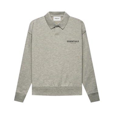 Fear of God Essentials Kids Long-Sleeve Polo 'Oatmeal'