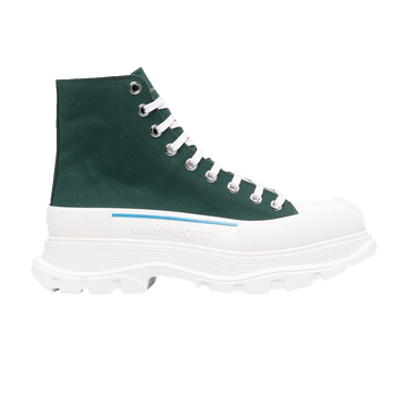 【alexander mcqueen】Tread Slick Boots / 604254 W4L32 1070 Buy Alexander McQueen Tread Slick Boot 'Green' - 604254