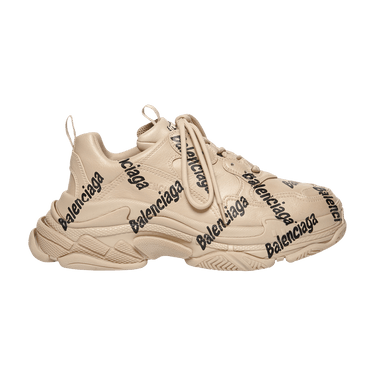 Balenciaga cream triple s clearance