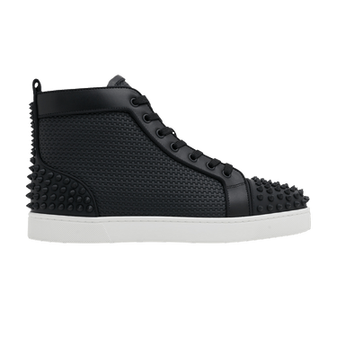 Buy Christian Louboutin Louis Flat Calf Spikes High 'Black Matte