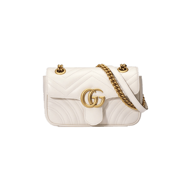 Buy Gucci GG Marmont Matelassé Mini Bag 'White' - 446744
