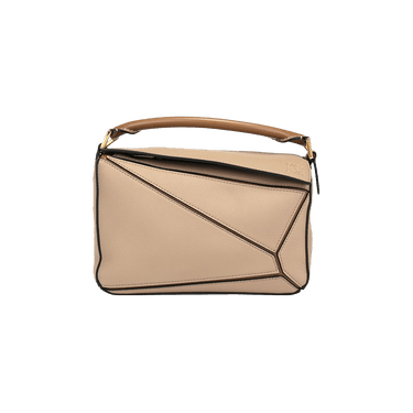 Buy Loewe Puzzle Small Bag 'Sand/Mink' - 32212KBS21 2566 | GOAT
