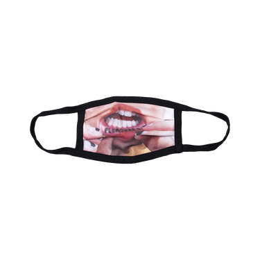 Pleasures Tattoo Face Mask 'Black'