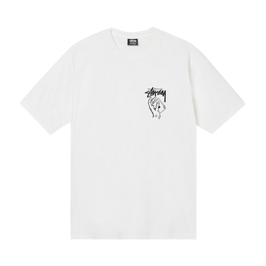 Buy Stussy Shuffle Pigment Dyed Tee 'White' - 1904892 WHIT | GOAT