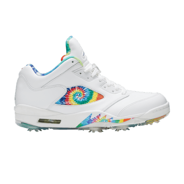 Buy Air Jordan 5 Low Golf 'Peace, Love, and Golf' - CW4205