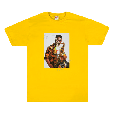 Buy Supreme Pharoah Sanders Tee 'Yellow' - FW20T24 YELLOW | GOAT