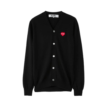 Comme des Garçons PLAY x Invader Pixelated Heart Cardigan 'Black'