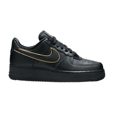 Buy Wmns Air Force 1 Low 07 Essential Black Gold Swoosh AO2132 005 GOAT CA