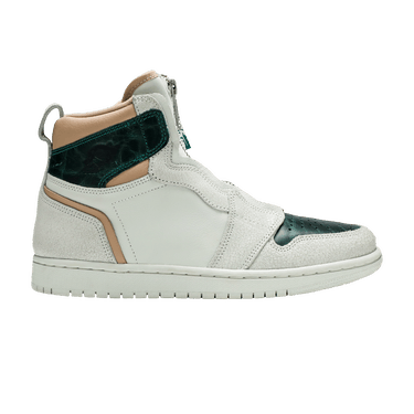 Buy Wmns Air Jordan 1 Retro High Zip 'Mystic Green' - AQ3742
