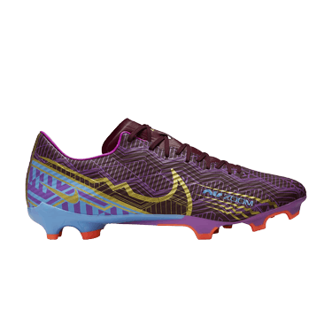 Nike Adults Mercurial Zoom Vapor 15 Elite Mbappe Firm Ground - Purple