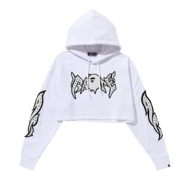 トップス BAPE GRAFFITI STUDDED CROPPED HOODIE S A BATHING APE（アベイシングエイプ）の「BAPE GRAFFITI STUDDED