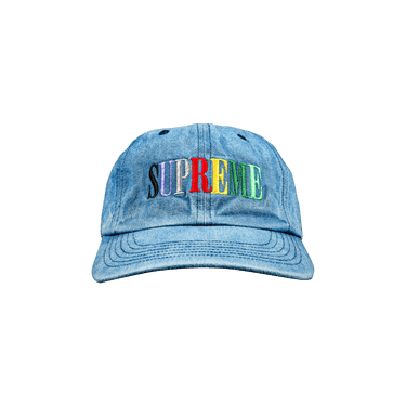 Buy Supreme Multi Color Logo 6-Panel 'Light Denim' - FW20H65