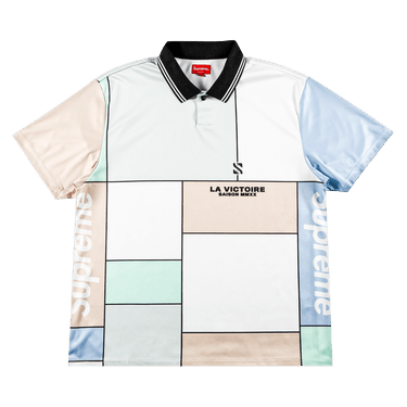 Buy Supreme Colorblocked Soccer Polo 'Grey' - FW20KN35 GREY | GOAT