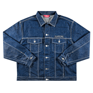 Buy Supreme x Smurfs Denim Trucker Jacket 'Blue' - FW20J41